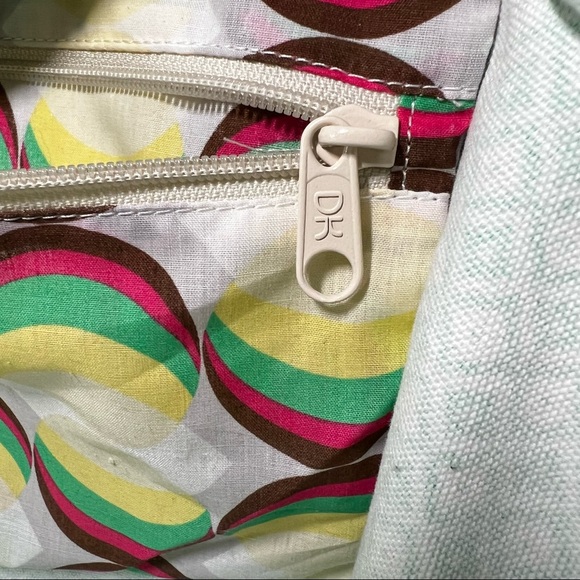 Vtg. Dakine Green Patterned Tote - Picture 4 of 8